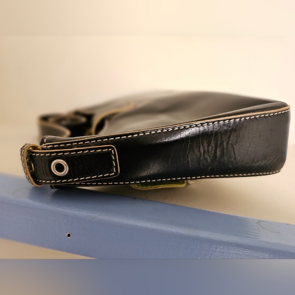 Hype black leather small bag - Picture 4 of 12